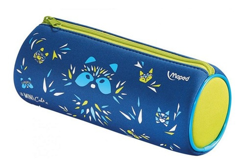 Imagen 2 de 2 de Cartuchera Maped Tubo Mini Cute Kids Azul