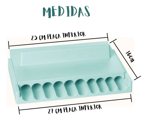 Imagem 5 de 5 de Placa Boleadora Doces Brigadeiro Azul Claro Promoção 10g 13