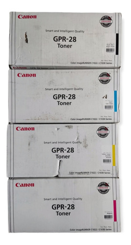 Set 4 Toner Original Gpr-28 Color Ir C1022 C1030 4 Colores