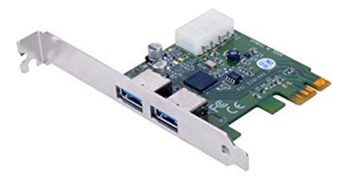 Adaptador De Host De 2 Puertos Superspeed ¿¿usb 3.0 Pci-express Pcie 2.0 (x1)