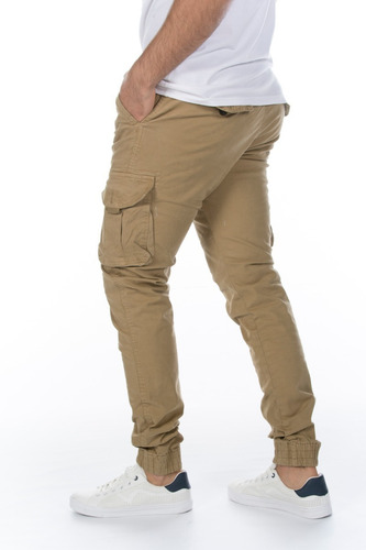 Imagen 2 de 4 de Pantalon Cargo Puño Hombre Chupin Turk Tucson 1007/02