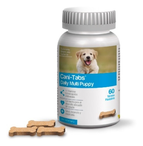 Petmedica Canitabs 60 Tab Vitaminas Cachorro Perro Nutriplu