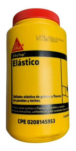 Sika Top Elastico 1,25kg Para Sellado De Grietas Activas