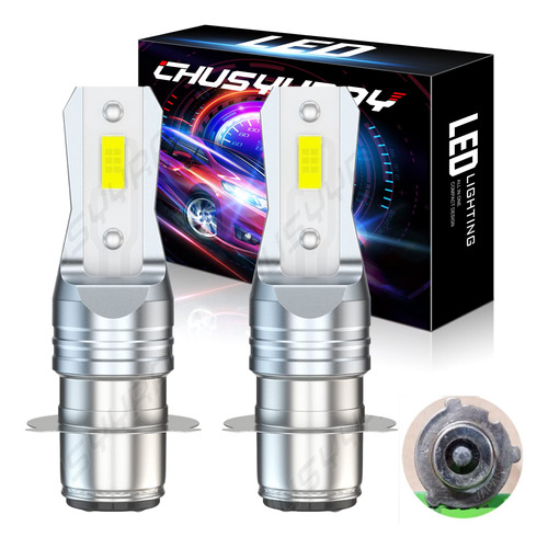 Chusyyray Bombilla Led P15d-3 Cabl Para Suzuki Lt-160 Blanco