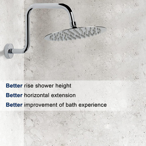 Para Para Brazo Extensión Ducha En Forma S Con Tubo