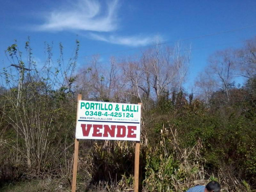 Campo De 6 Has Sobre  El Camino Isleño, Al Club De Pescadores De Escobar, 