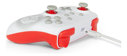 Control Para Nintendo Switch Powera Mario White Blanco