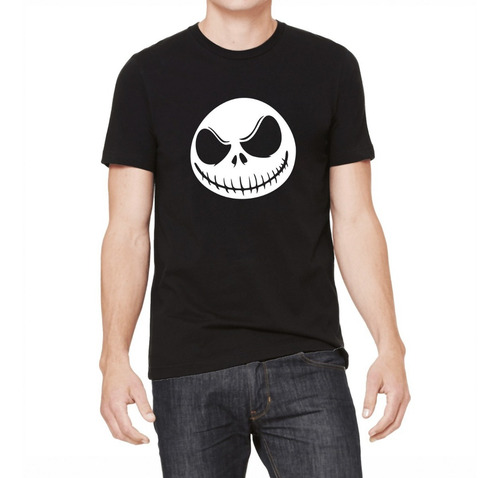 Imagen 2 de 6 de Remera El Extraño Mundo De Jack Cine Hallowen Algodón