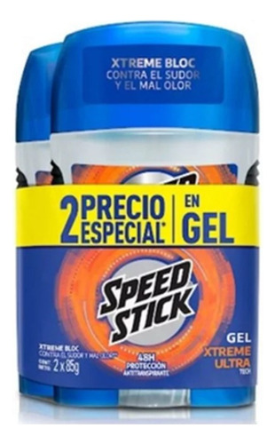 Antitranspirante en gel Speed Stick fresca pack de 2 u