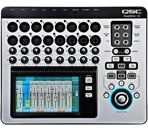 Imagen 1 de 1 de Qsc Touchmix-16 16-channel Compact Digital Mixer 