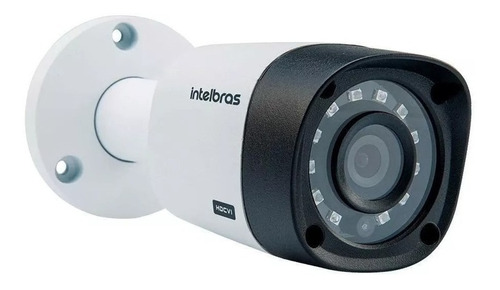 Câmera de segurança Intelbras VHD 3130 B G4 3000 com resolução de 1MP visão nocturna incluída branca