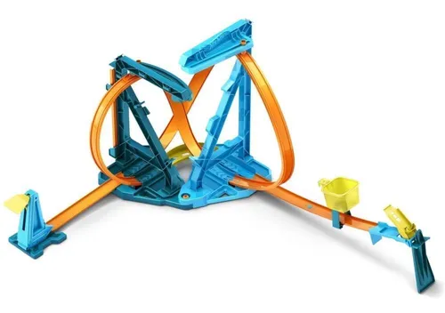 Hot Wheels Track Builder Pista de Brinquedo Loop Kicker