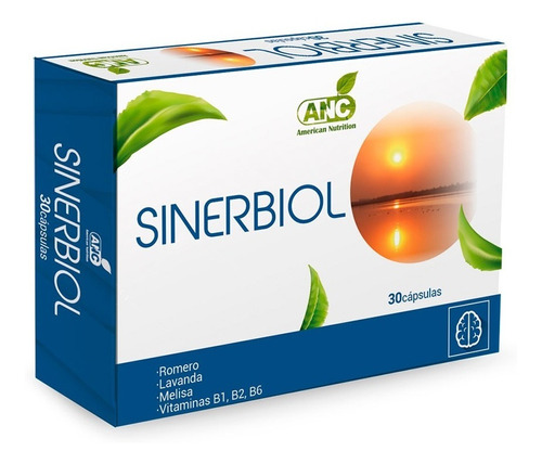 Sinerbiol En Capsulas 30 Anti Stress Calmante Relajante Anc