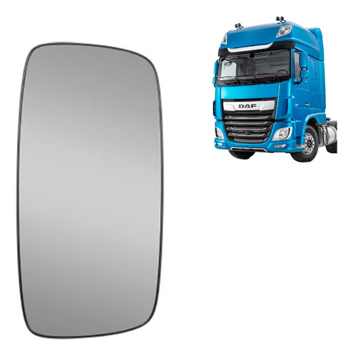 Vidro Espelho Para Caminhão Daf Com Desembaçador