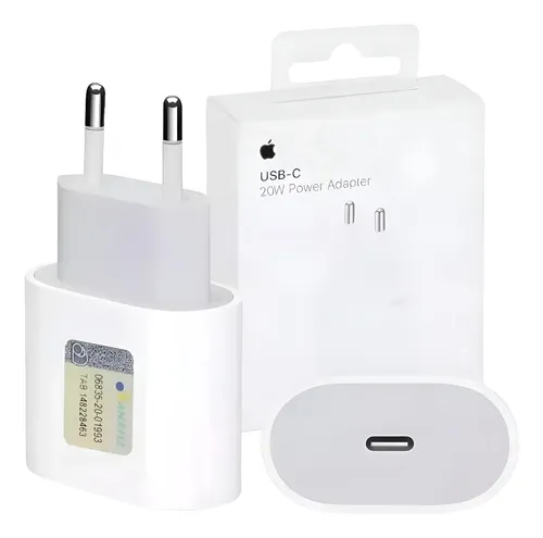 Carregador Fonte Apple iPad iPhone Turbo Usb-c 20w Original Branco
