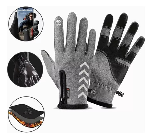 Guantes Invierno Térmicos Pantalla Táctil Para Moto/bici