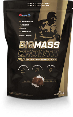 Big Mass Hipercalórico 3kg (chocolate) Growth Supplements