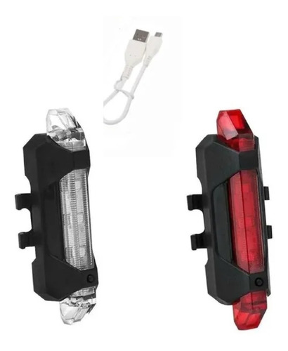 Kit Luces Led Carga Usb Trasera Y Delantera - Full Salas