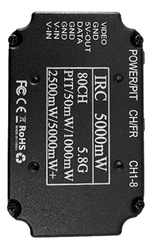 Transmisor De Vídeo Fpv Vtx 96ch De 5,8 Ghz, 5 W, Para Dron