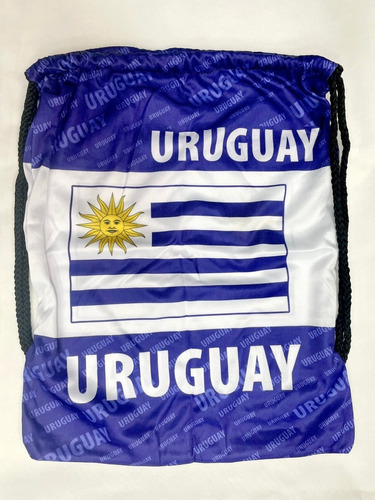 Mochila Tipo Bolsa Deportiva X12 Uruguay Por Mayor Docena