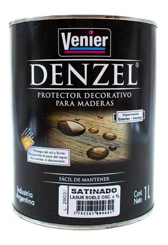 Protector 1l Roble Oscuro P/madera Satinado Denzel