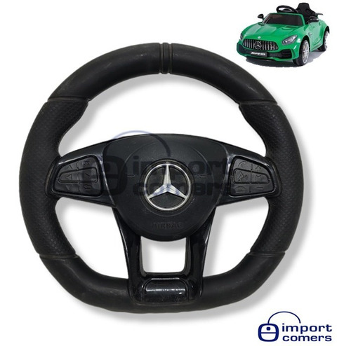 Volante Para Auto Bateria A Mercedes Gtr 12v