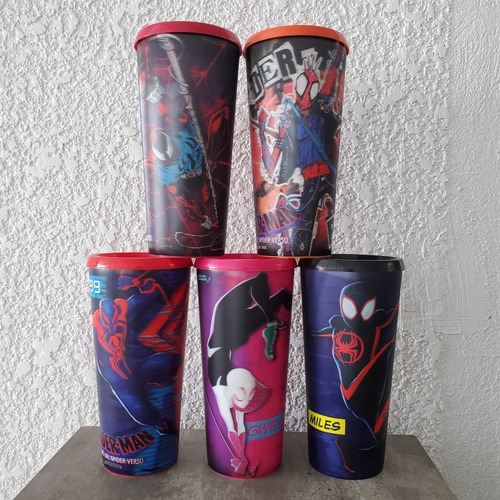 Vaso Spider-man Cinemex | Across The Spider Verse | 5 Piezas