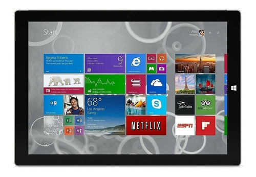 Tablet Surface 3 10.8" 64GB color plateado 2GB de memoria RAM