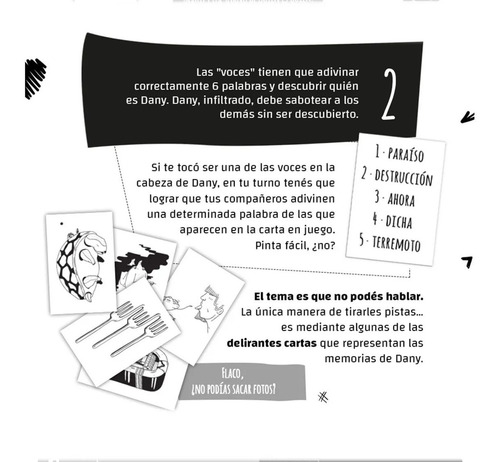 Imagen 4 de 6 de Dany Juego De Mesa Cartas Bureau Roles Ocultos
