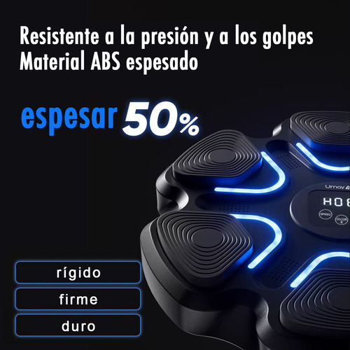 Máquina De Boxeo Karate Musical Bluetooth Inteligente Color Azul Multimodal Tengtu Tt003 Bluemos