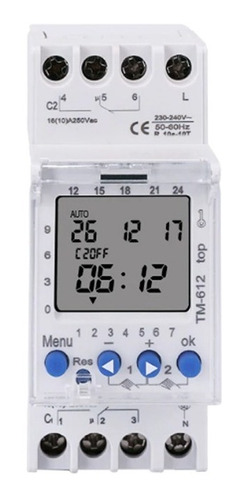 Temporizador Digital Timer Relé Interruptor Reloj 220v 16a