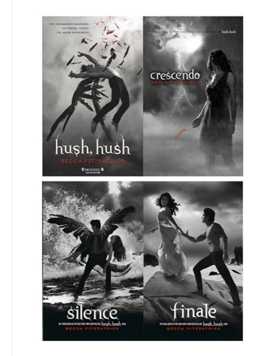 Saga De Hush Hush, Crescendo, Silencio, Finale + Libro Grati