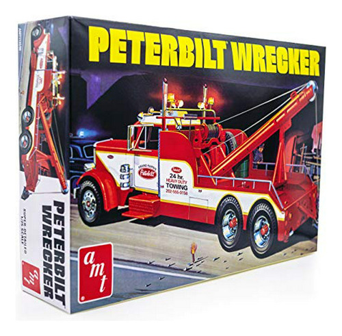 Kit De Modelo  Peterbilt 359 Wrecker 1/25 Compatible Con Niñ