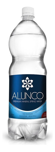 Agua De Manantial Alunco Sin Sodio 1,5ltx6 Con Gas Sibaco