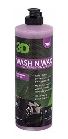 3d Wash N Wax | Concentrado Todo-en-uno Car Wash & Wax Autom