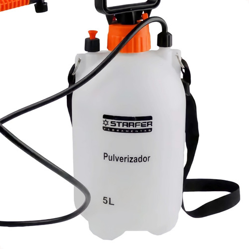 Pulverizador Veneno Bomba Compressão 5l Starfer Lateral Cor Branco