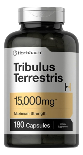 Tribulus Terrestris 15000 Mg 180 Cápsulas. Alta Potencia