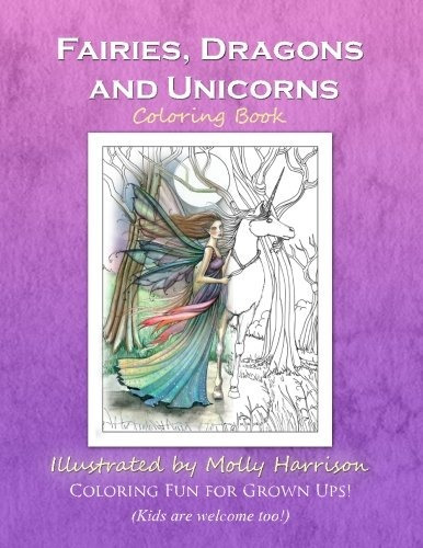 Fairies, Dragons And Unicorns By Molly Harrison Fantasy Art