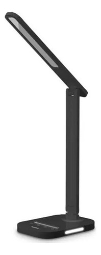 Lampara Velador Led Negro 7w Dimeable Temporizador