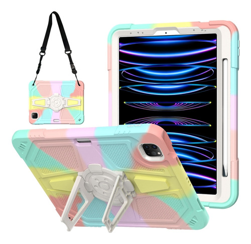 Funda De Ordenador Colorida Con Función Atril Para iPad Air