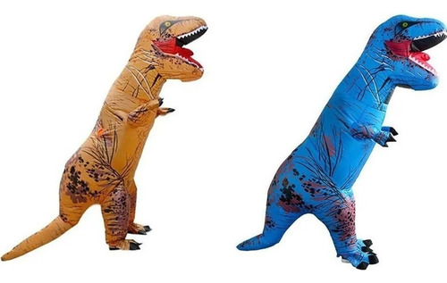 Fweaad Disfraz Inflable Dinosaurio Tiranosaurio Para Niños