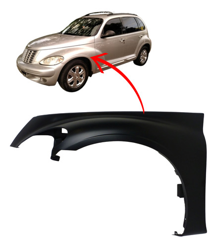 Paralama Pt Cruiser 2001 2002 2003 2004 2005 2006 Esquerdo