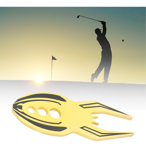 Herramienta De Reparación De Chuletas De Golf Dorado