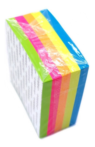 4 Block Nota Adhesiva Pot It 5 Colores 76x76 Mm C/400h C/u Color Neon