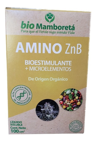 Mamboreta Amino Zbn 100c Bioestimulante Organico + Minerales