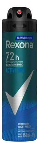 Rexona active dry desodorante men antitranspirante 150ml