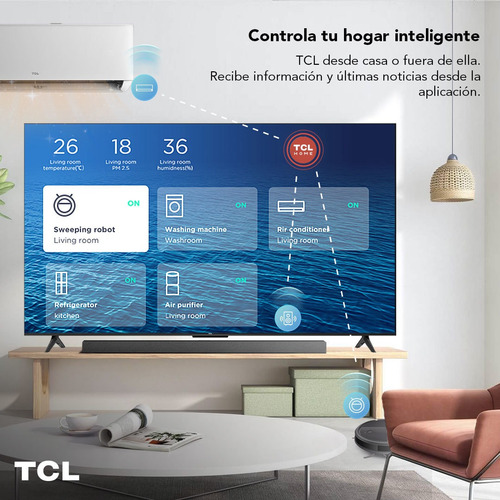 Imagen 4 de 12 de Led 43 Tcl 43p635 4k Hdr Smart Tv Google Tv