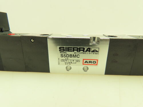 Aro Sierra S5dbmc Pneumatic Air Spool Valve 5/2 5 Port 2 Ssc