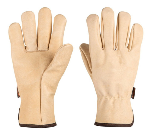 Guantes De Piel De Res Tipo Operador, Truper, 17053