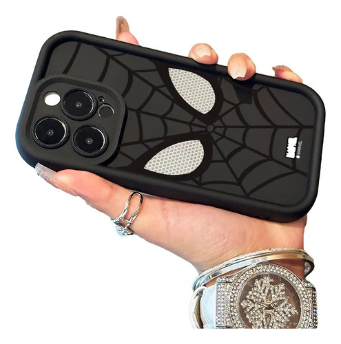 Funda Para iPhone Pro Plus Max Carcasa De Spiderman Araña